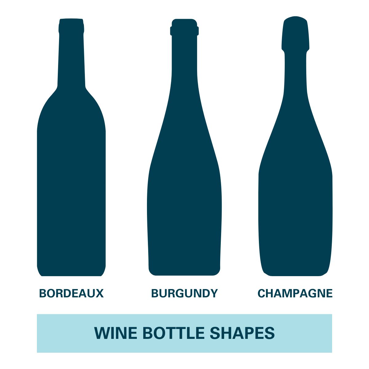 Wine bottle shapes