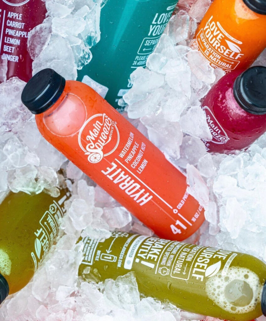 Custom beverages with clear labels