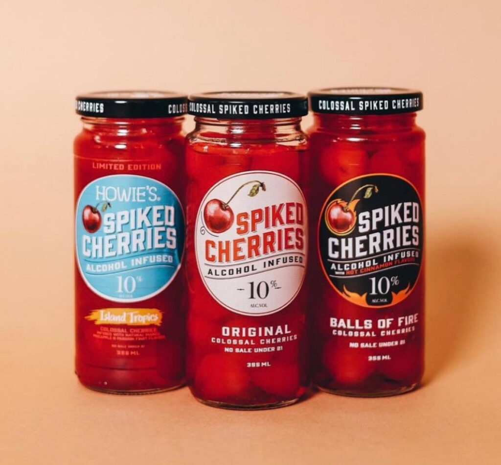 Custom food jars with clear labels