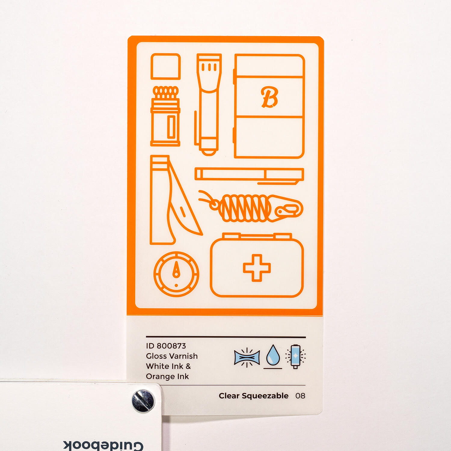 An example of an MDO film use for squeeze container labels.