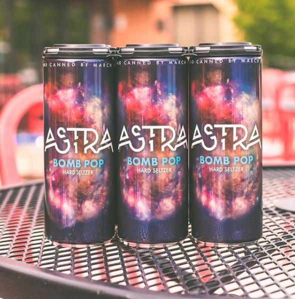 Three hard seltzer cans with attractive RTD beverage packaging.