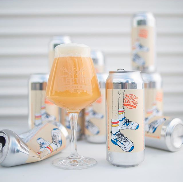 Creative can labels for non alcoholic beers.