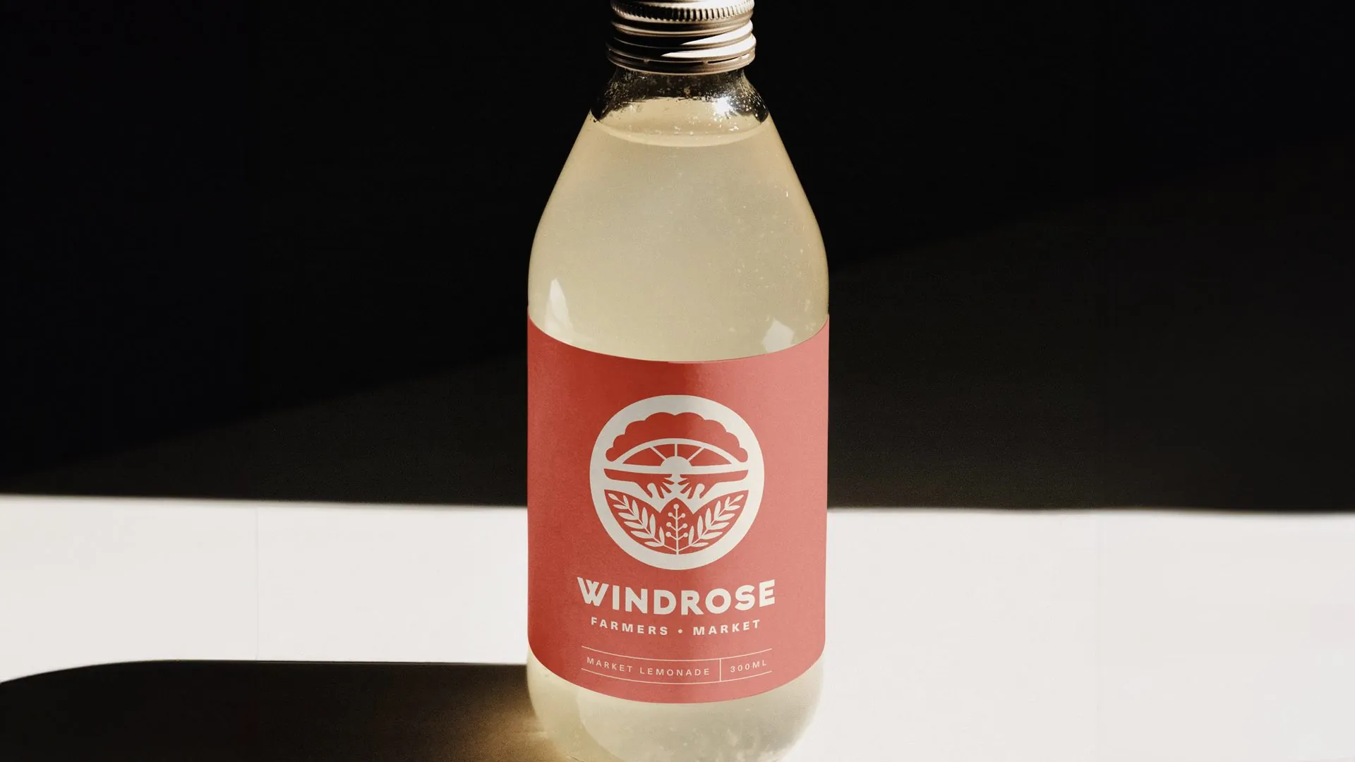 BOPP label on a beverage bottle