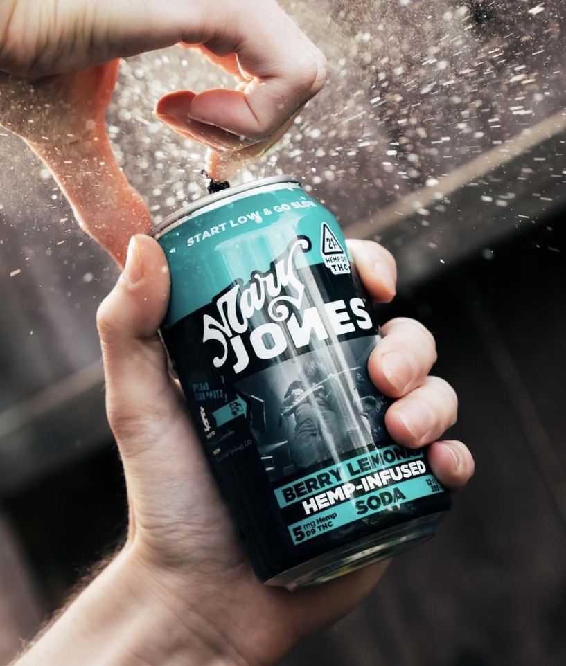 Beer can with shrink sleeve