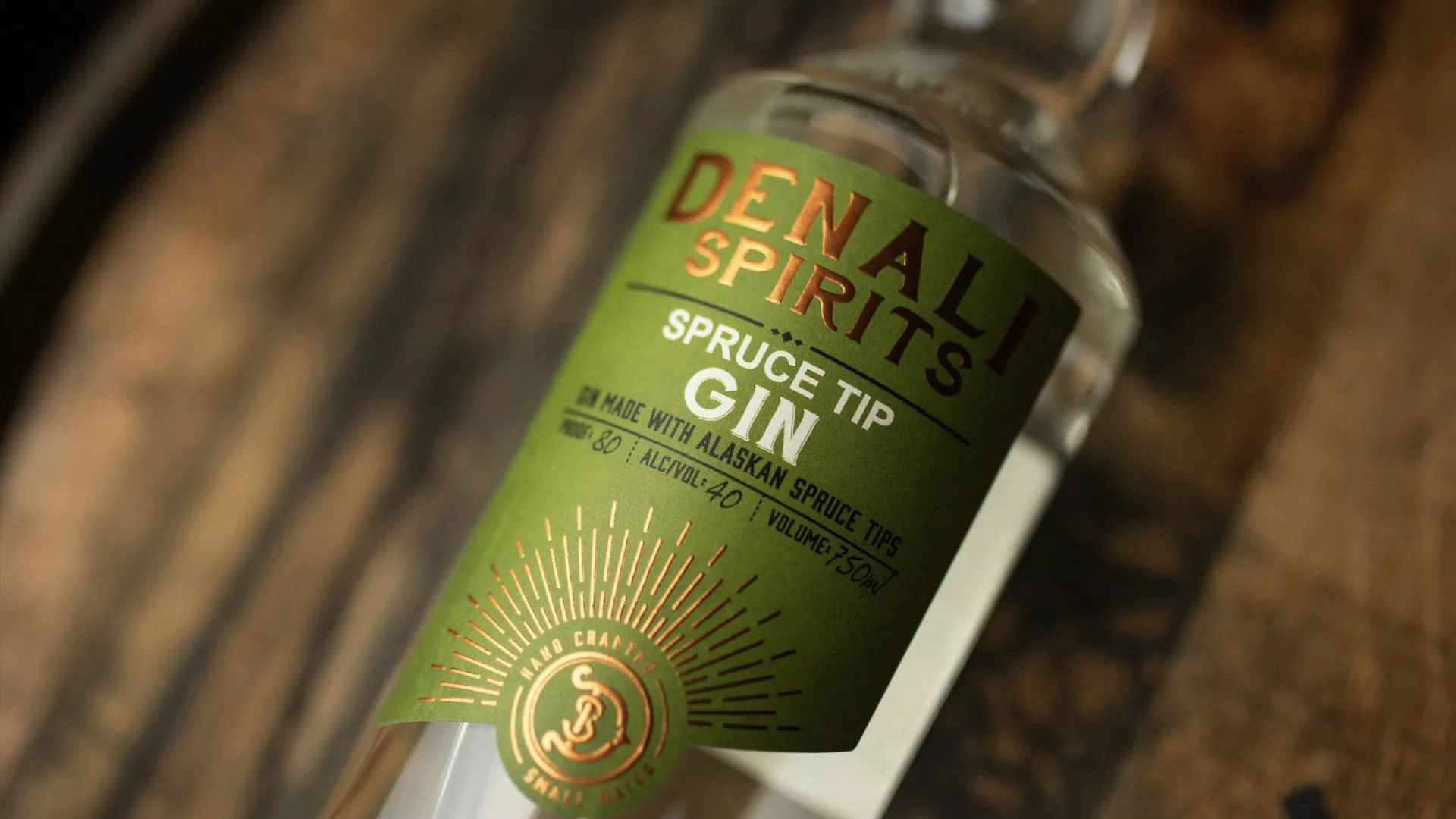 bottle with emboss custom labels