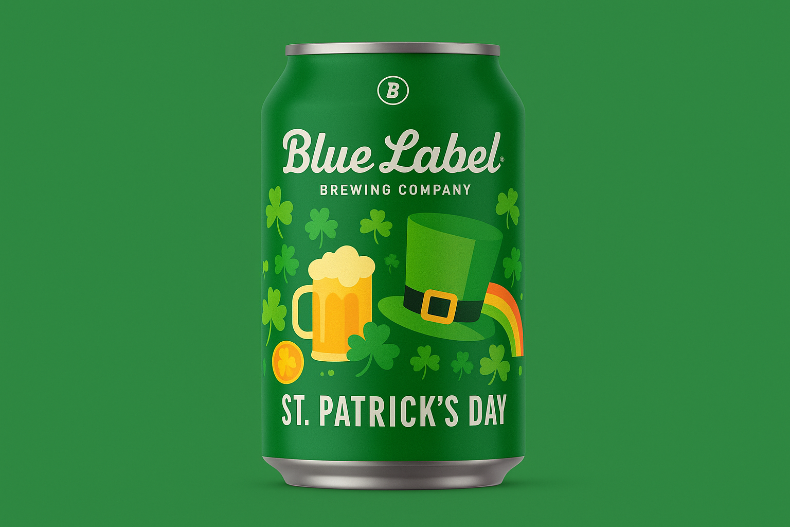 St. Patrick's Day beer label
