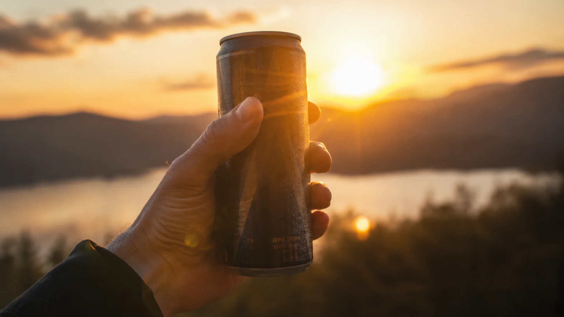 Energy drink in a can